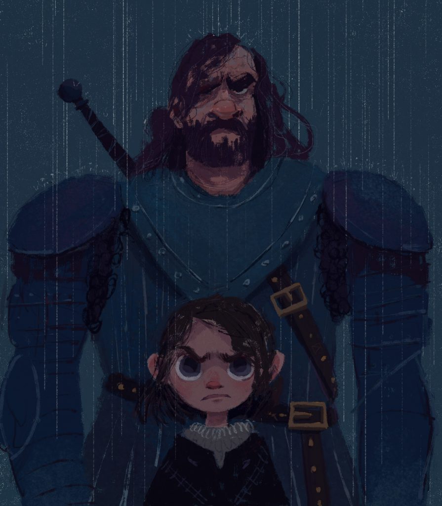 Arya and The Hound