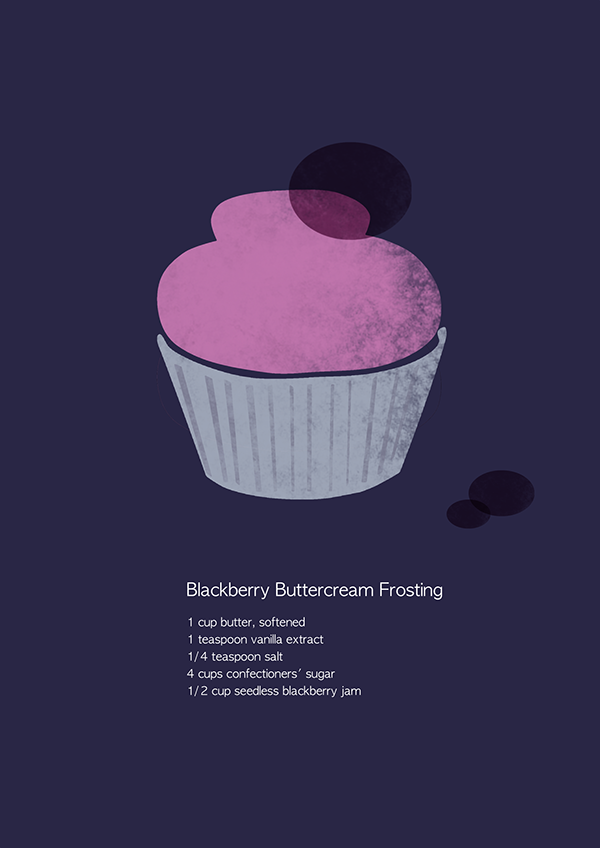 Blackberry Buttercream Frosting