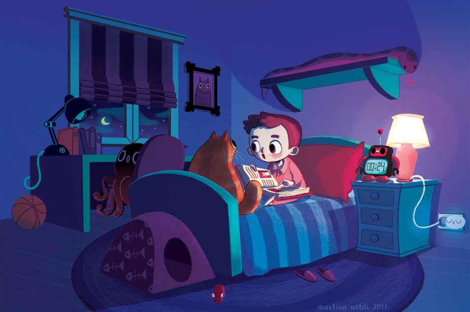 Bedtime Storyart by Martina Naldi