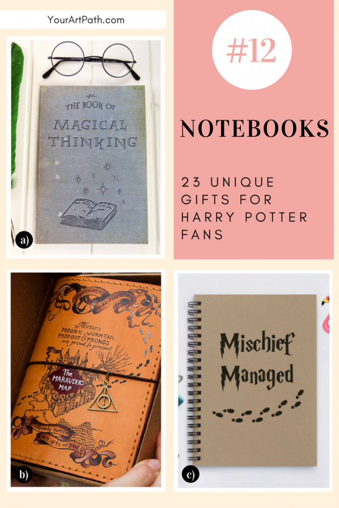 23 Best Gifts For Harry Potter Lovers. They are so magical, that I want them for myself! Featuring - Harry Potter Notebooks!