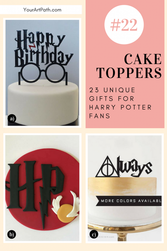 23 Best Gifts For Harry Potter Lovers. They are so magical, that I want them for myself! Featuring - Harry Potter Cake Toppers!