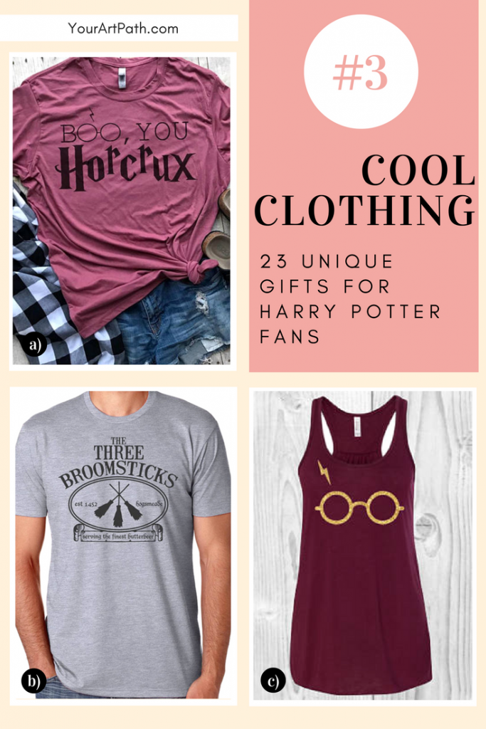 23 Best Gifts For Harry Potter Lovers. They are so magical, that I want them for myself! Featuring - Harry Potter Cool Clothing!
