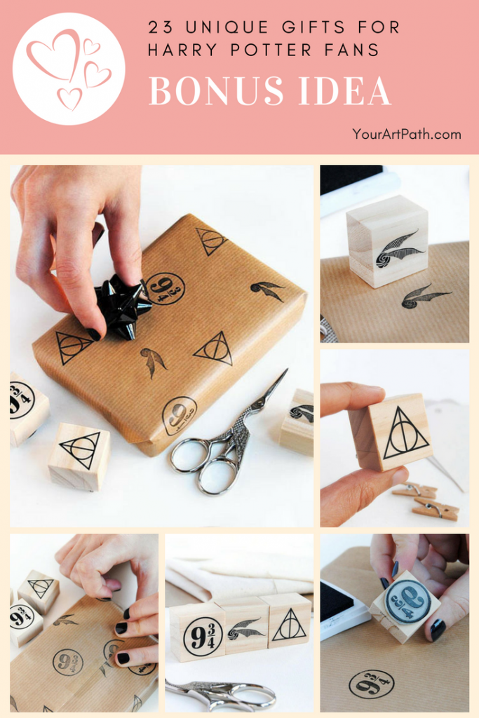 23 Best Gifts For Harry Potter Lovers. They are so magical, that I want them for myself! Featuring - Harry Potter Bonus Idea - DIY Wrapping Paper!