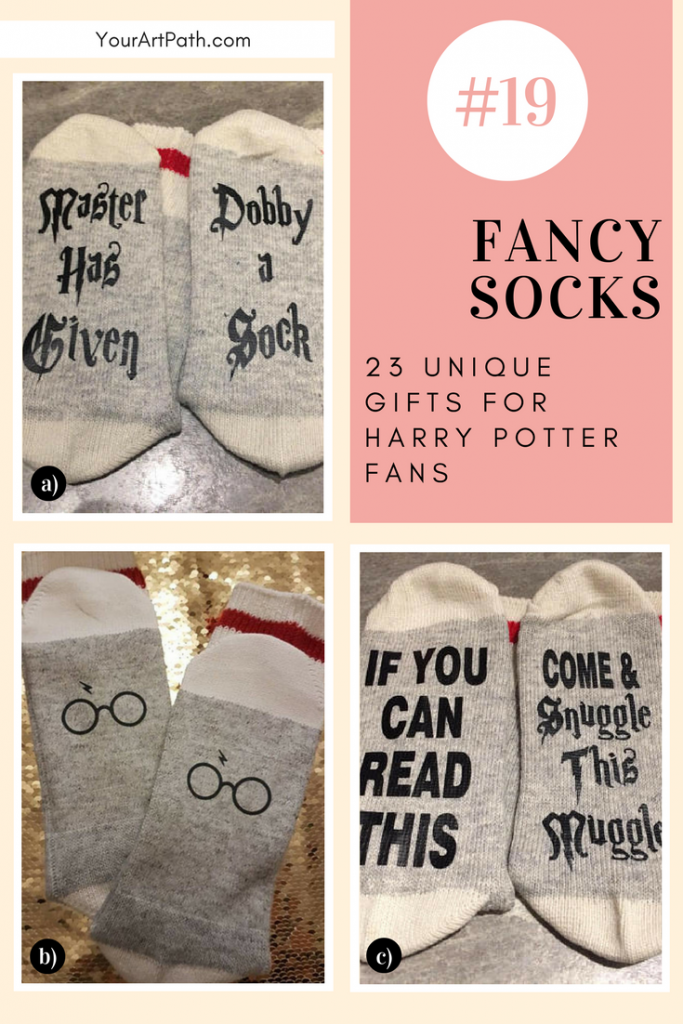 23 Best Gifts For Harry Potter Lovers. They are so magical, that I want them for myself! Featuring - Harry Potter Fancy Socks!