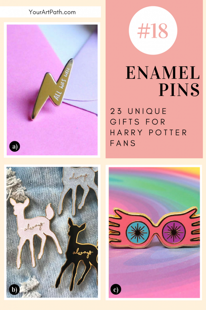 23 Best Gifts For Harry Potter Lovers. They are so magical, that I want them for myself! Featuring - Harry Potter Enamel Pins!