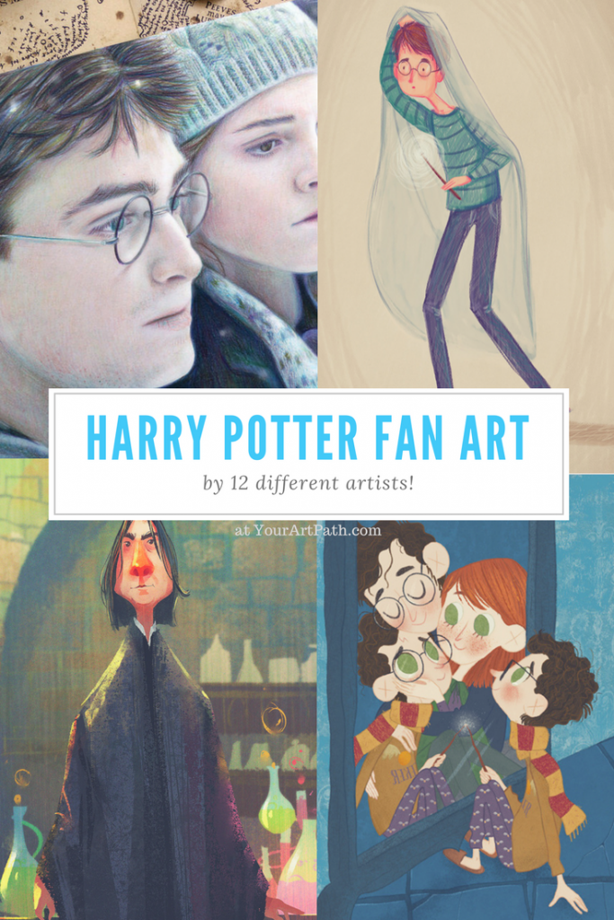 Harry Potter Fan Art Using 12 Magical Styles