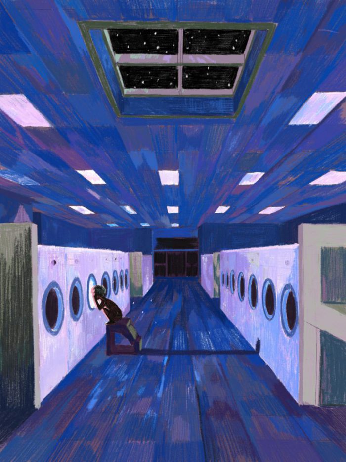Laundry Room Illustration by Xiao