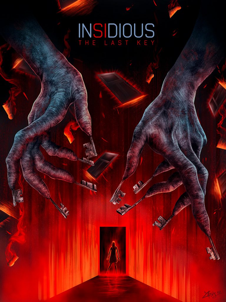 Interview With An Artist - Ladislas Chachignot. And His Digital Movie Poster Artwork - Insidious: The Last Key 