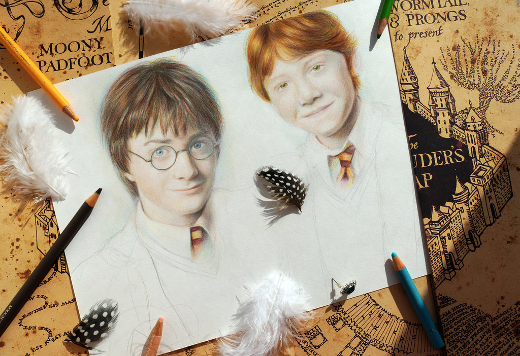Harry Potter Fan Art in 12 Magical Styles - from Aljona Koshkar