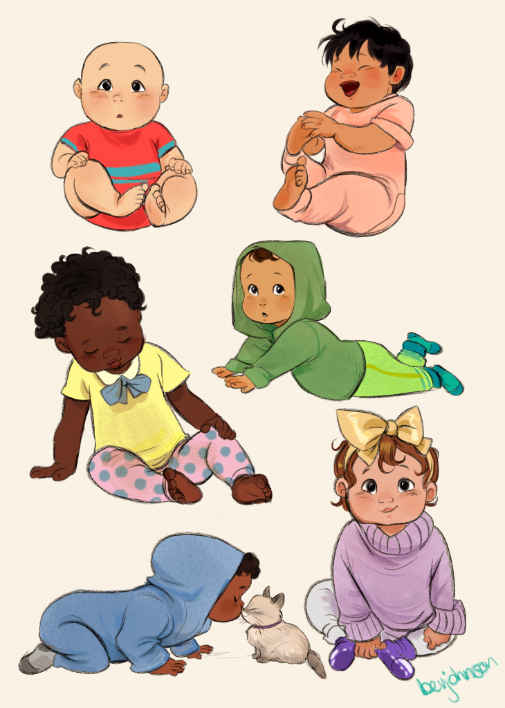 Babies | Character Design Sheet | Character Design Inspiration | Character Model Sheet | Character Inspiration