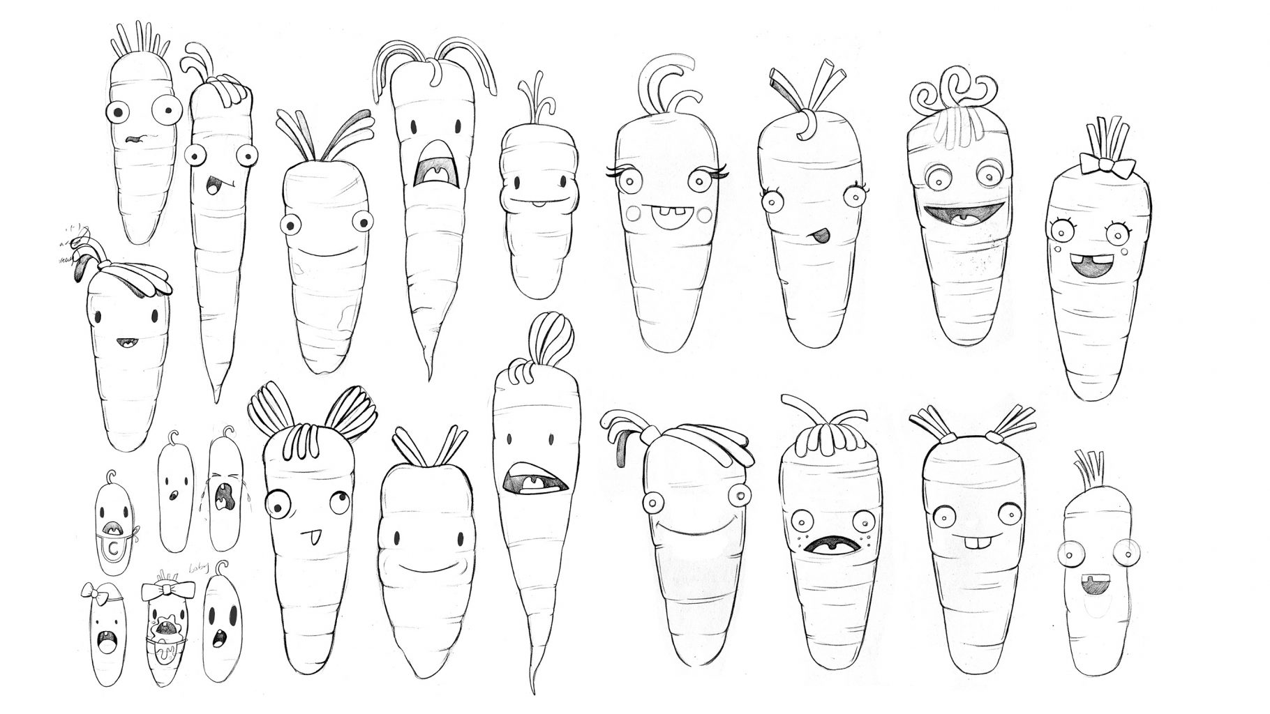 Carrot | Character Design Sheet | Character Design Inspiration | Character Model Sheet | Character Inspiration