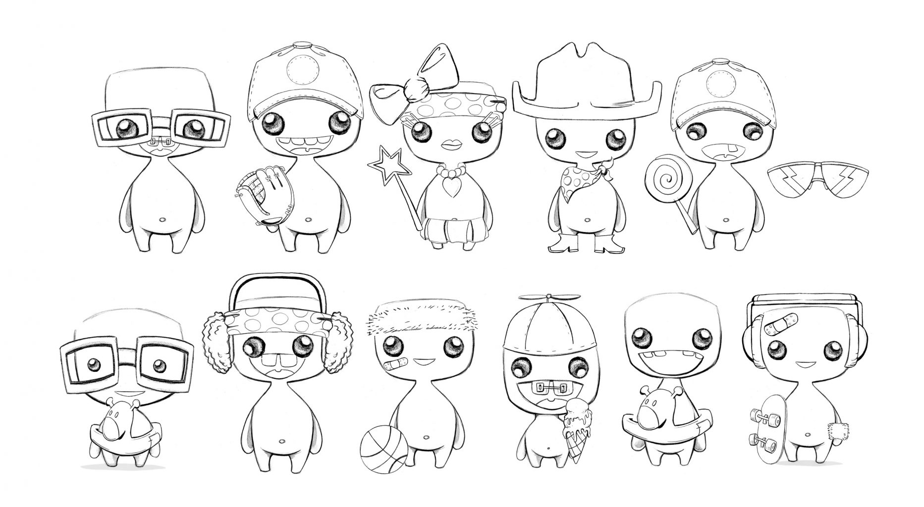 Baby Creature | Character Design Sheet | Character Design Inspiration | Character Model Sheet | Character Inspiration