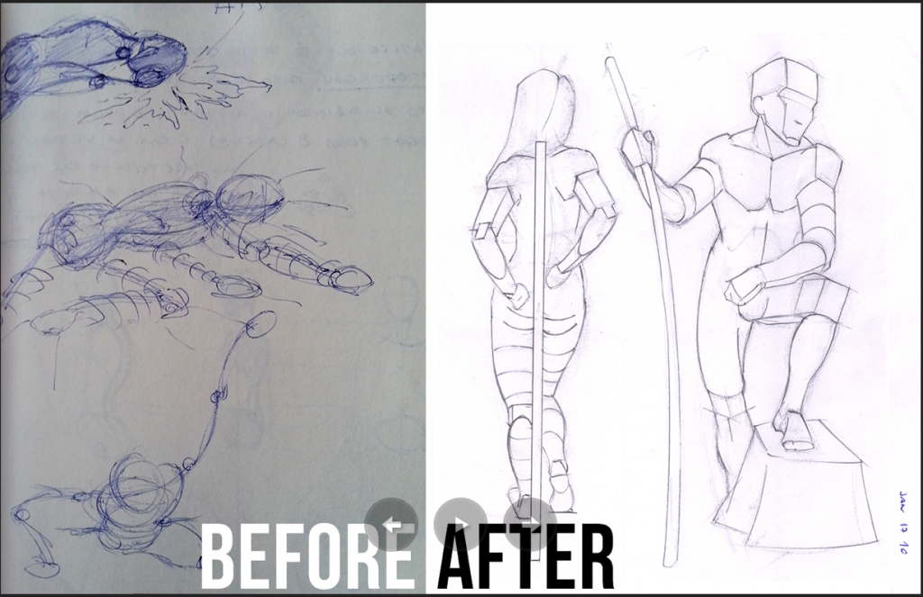 Figure Drawing Tutorial | Before And After Art Progress