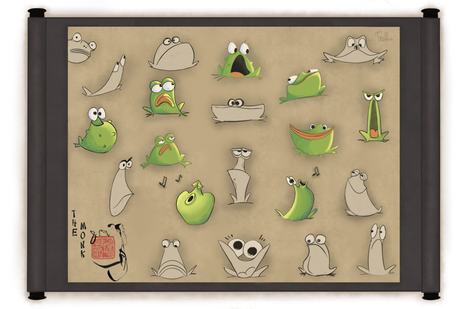Frog | Character Design Sheet | Character Design Inspiration | Character Model Sheet | Character Inspiration