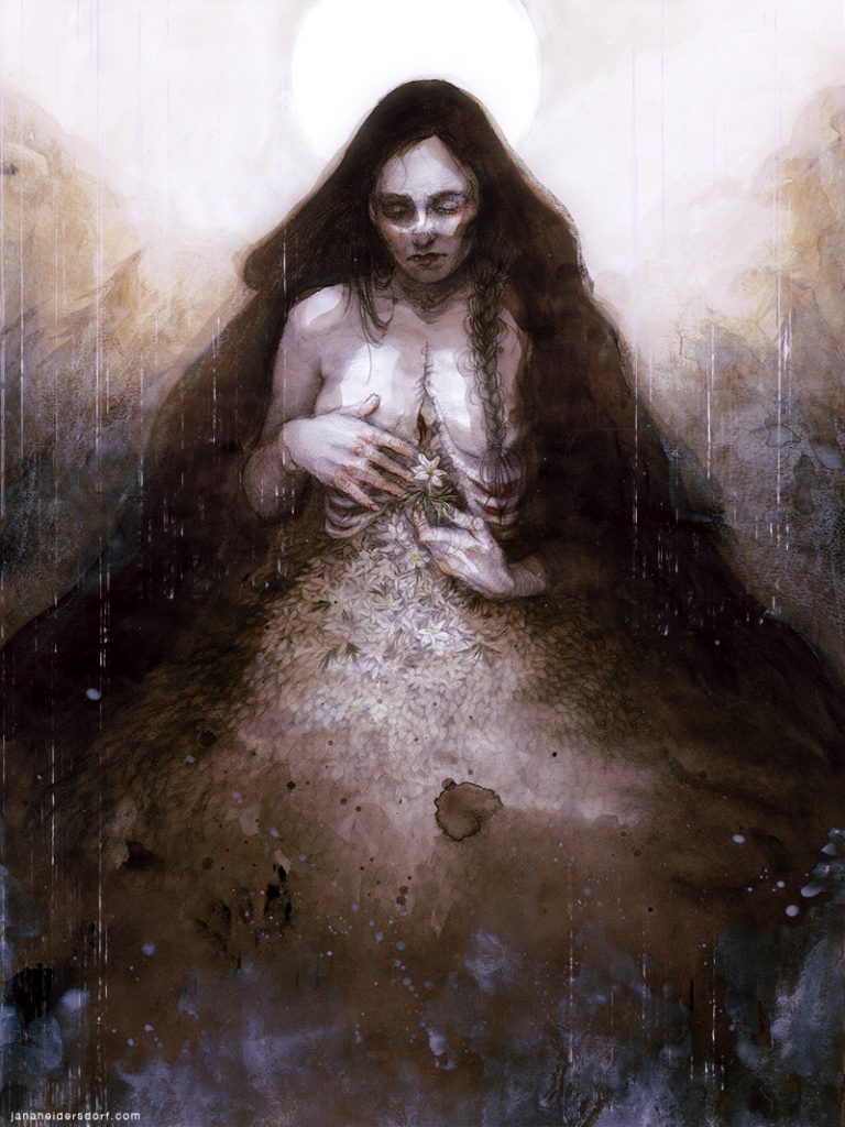 Illustrator's Jana Heidersdorf Fantastical World Of Art (Interview #23) 4 Artist Interview | Creepy Art Drawings | Fantasy Art