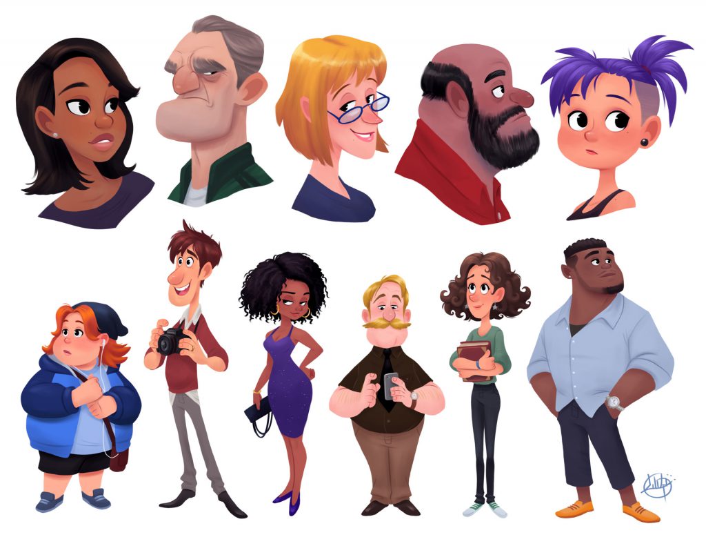 100 Modern Character Design Sheets You Need To See!