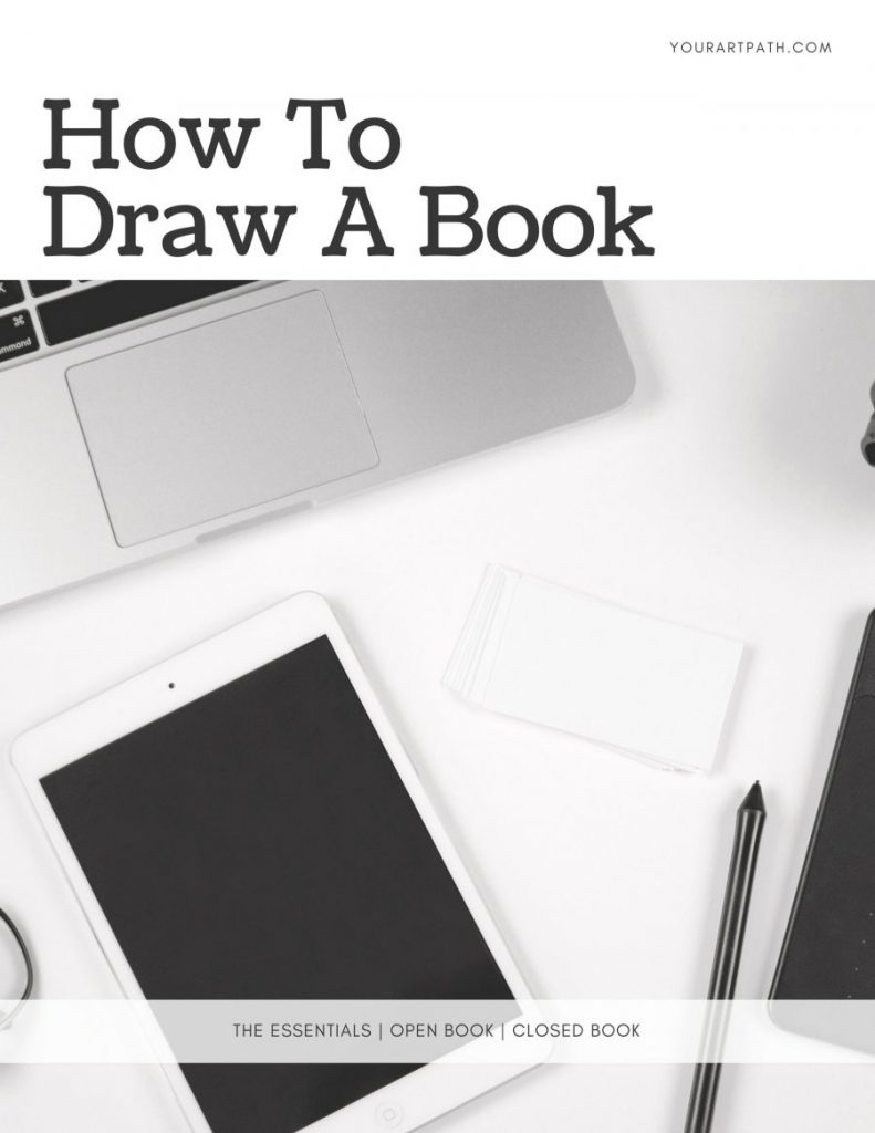 How to draw an open book  Step by step Drawing tutorials