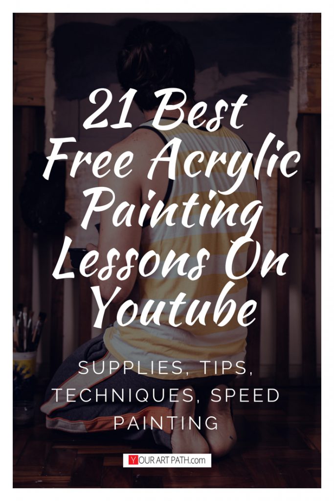 free acrylic painting lessons. techniques, tutorials, videos