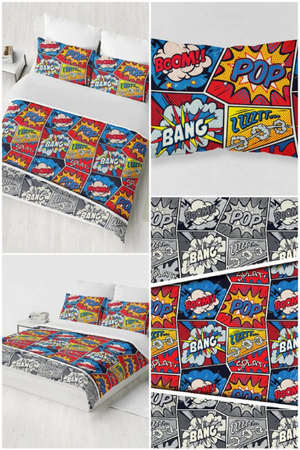 pop art bedding - gifts for teenage artists